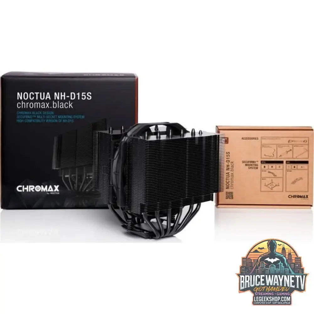 Noctua NH-D15S chromax.black, CPU-Kühler schwarz - Noctua - vue 4