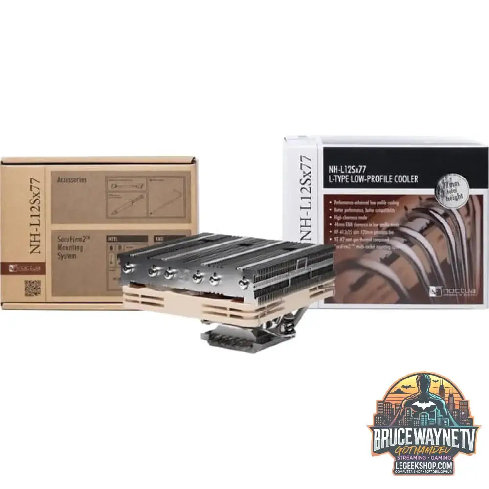 Noctua NH-L12Sx77, CPU-Kühler aluminium/beige, 120 mm - Noctua - vue 3