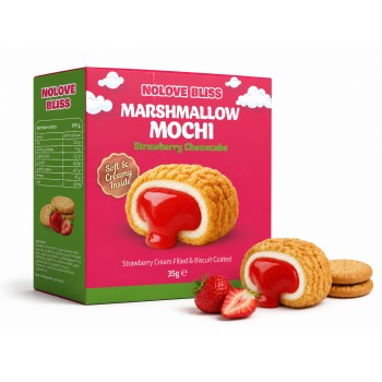 NOLOVE Bliss Mallow Bomb Strawberry Cheesecake 45 Gr x 24