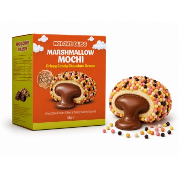 NOLOVE Bliss Marshmallow MochiBomb Crispy Candy Chocolate Dream 45 Gr x 24