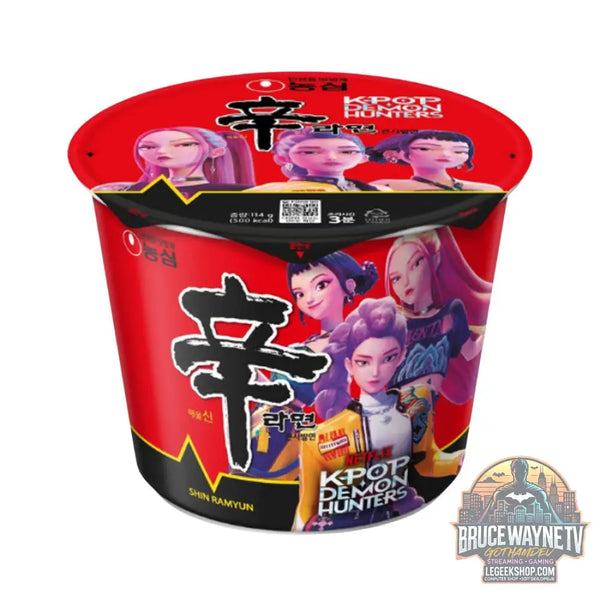 Nongshim Shin Ramyun K-Pop Demon Hunters nouilles épicées de 114 g (pack de 16) - Snacks & boissons importés