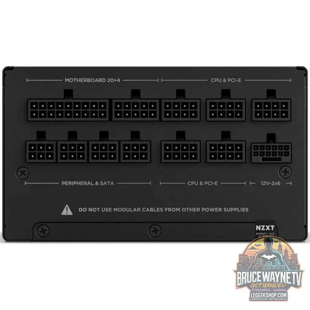 NZXT C850 Gold ATX 3.1, alimentation PC - NZXT - vue 3