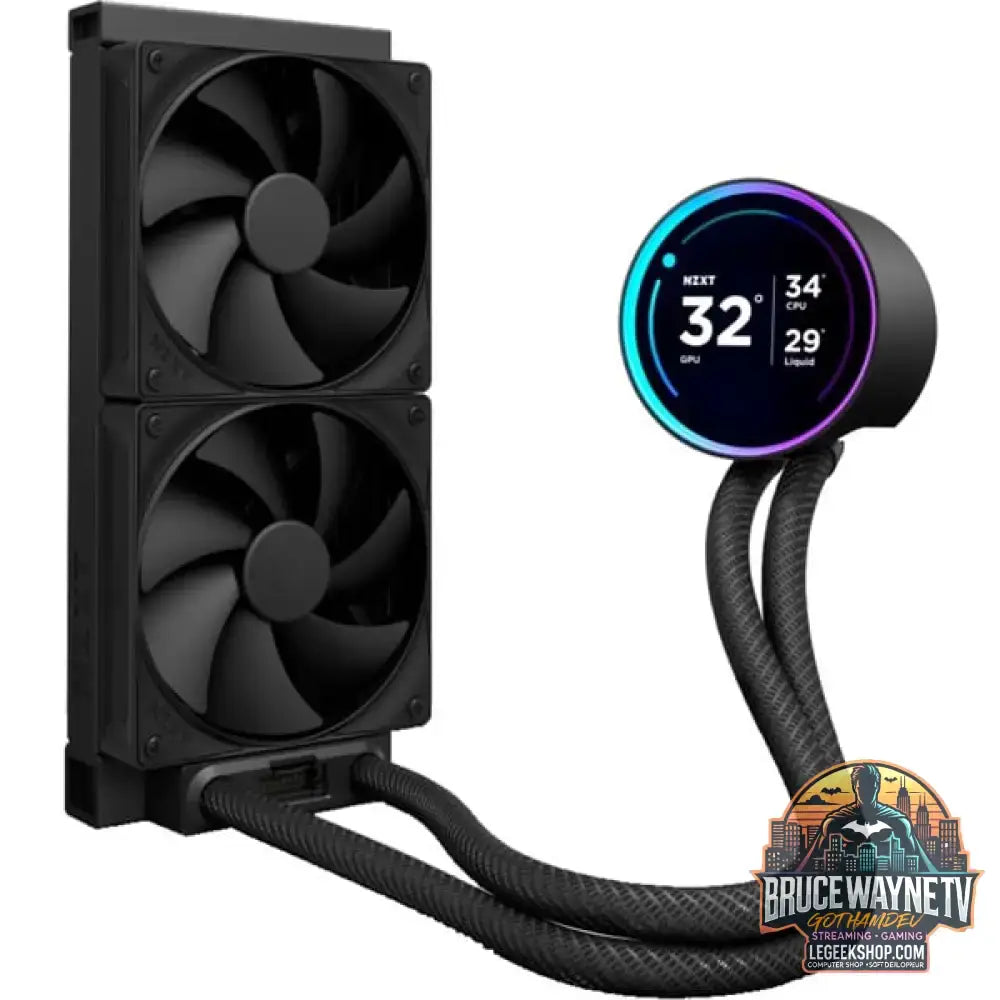 NZXT Kraken Elite 240 240 mm, Wasserkühlung schwarz - NZXT - vue 2