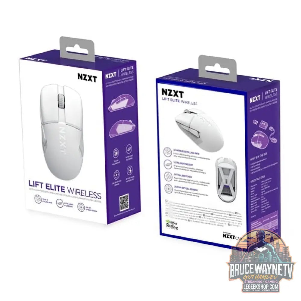NZXT LIFT Elite Wireless, souris gaming - vue 10