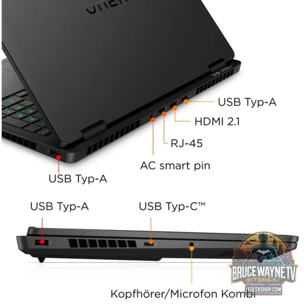 OMEN 16-am0277ng, Gaming-Notebook - vue 8