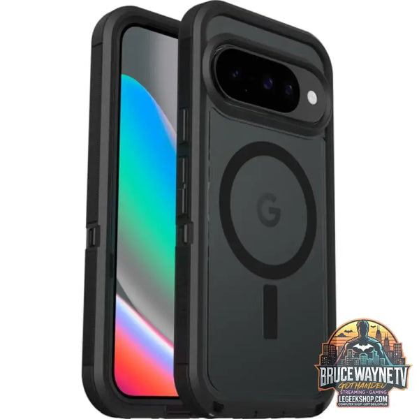Otterbox Defender Pro XT, Handyhülle transparent/schwarz, Google Pixel 10/10 Pro, Pixelsnap - Feature: Aussparung für Kamera