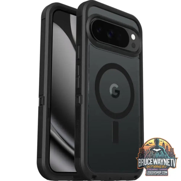 Otterbox Defender Pro XT, Handyhülle transparent/schwarz, Google Pixel 10 Pro XL, Pixelsnap - Feature: Aussparung für Kamera
