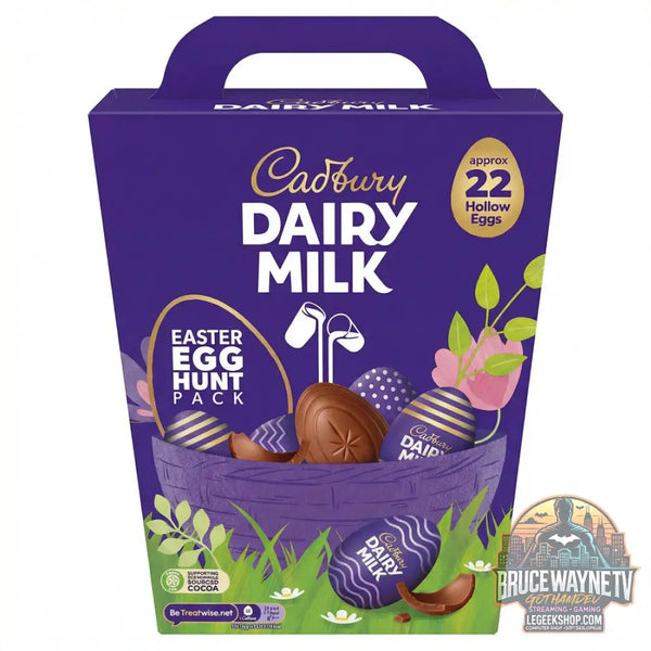 Pack de chasse aux œufs de Pâques Cadbury Dairy Milk paquet d’œufs en chocolat au lait de 317 g (environ 22 œufs)