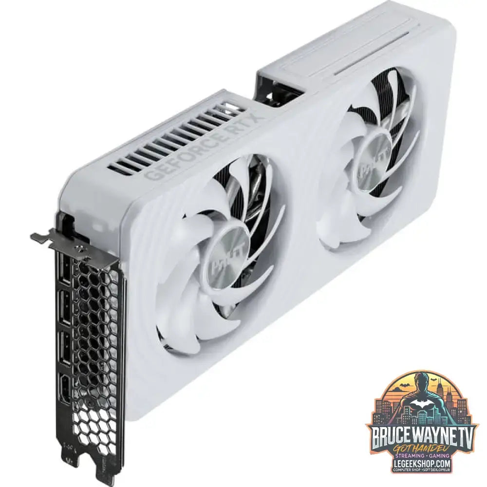 Palit GeForce RTX 5060 Ti OC WHITE 8GB, carte graphique blanc, DLSS 4, 3x DisplayPort, 1x HDMI 2.1 - Palit - vue 4