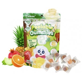Peeling Gummies Mixed Fruits 60 Gr x 50