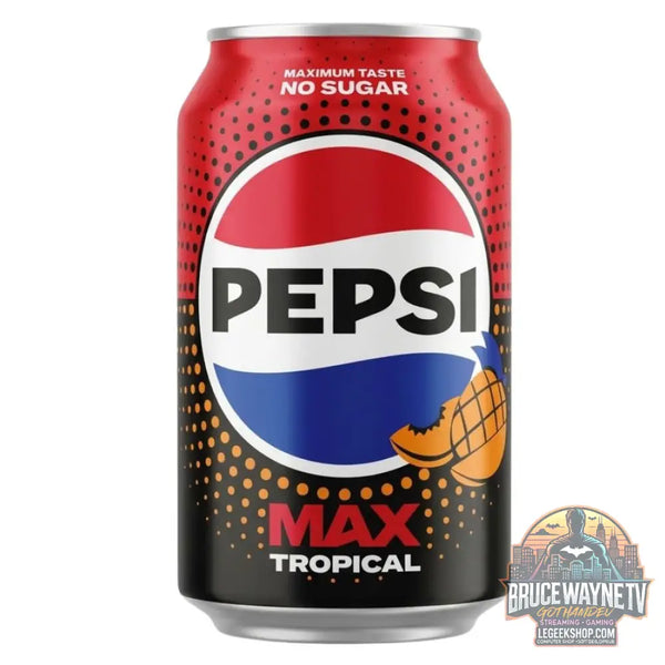 Pepsi Max Tropical No Sugar bevanda al gusto di frutta tropicale da 330ml (Confezione da 24) - Snacks & boissons
