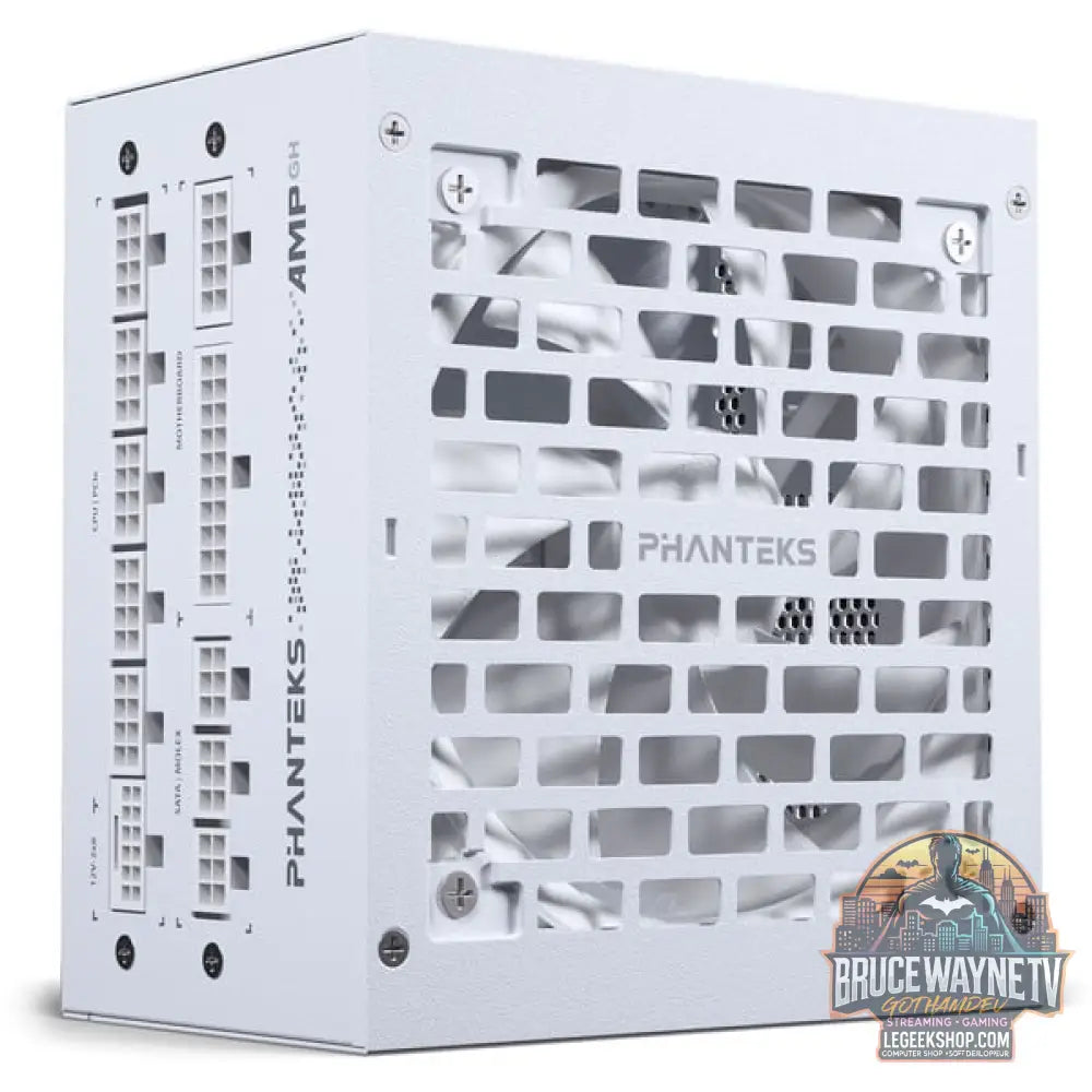 Phanteks AMP GH 750W ATX3.1 White, alimentation PC - Phanteks - vue 3