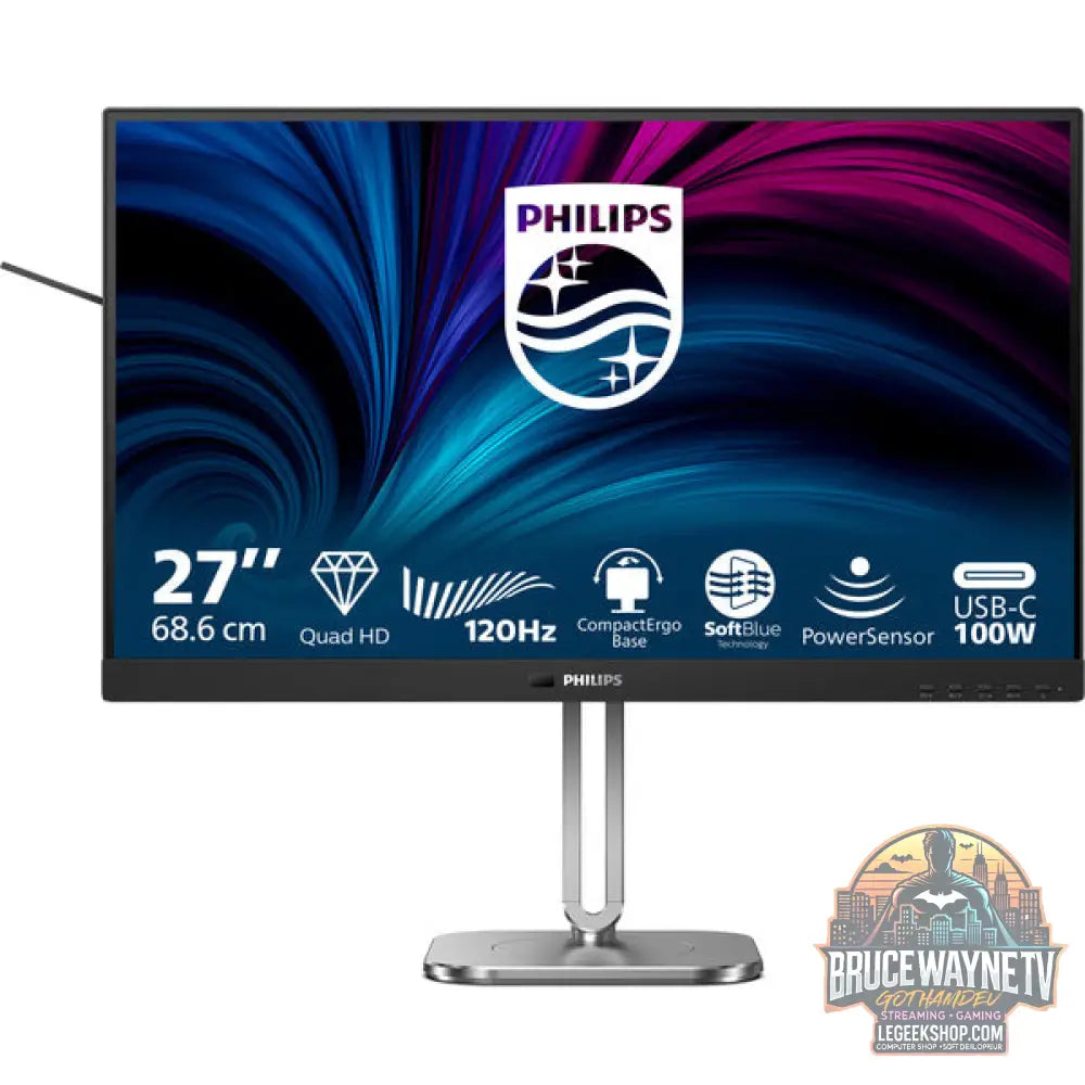 Philips 27B2U4601 27" QHD/WQHD IPS 120 Hz - Philips - vue 3