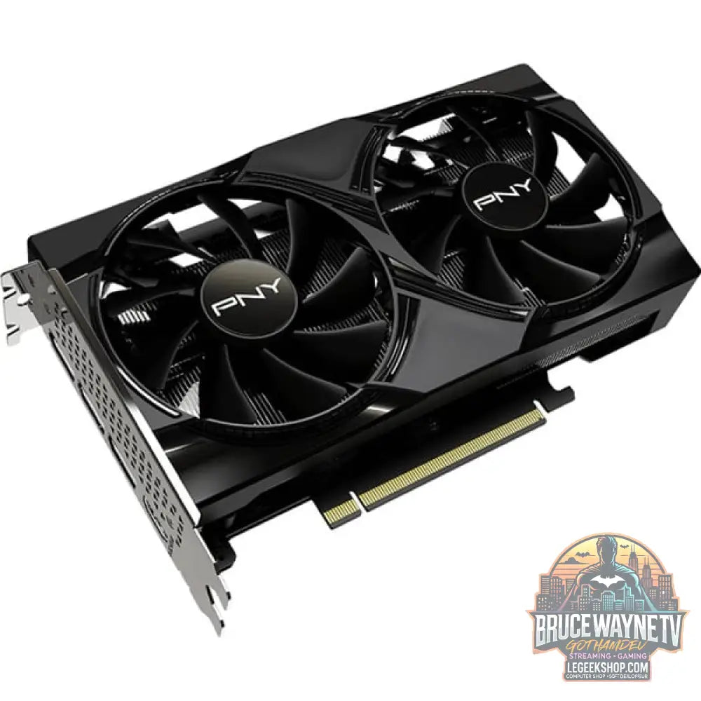 PNY GeForce RTX 5050 Dual Fan, carte graphique DLSS 4, 3x DisplayPort, 1x HDMI 2.1 - PNY - vue 2