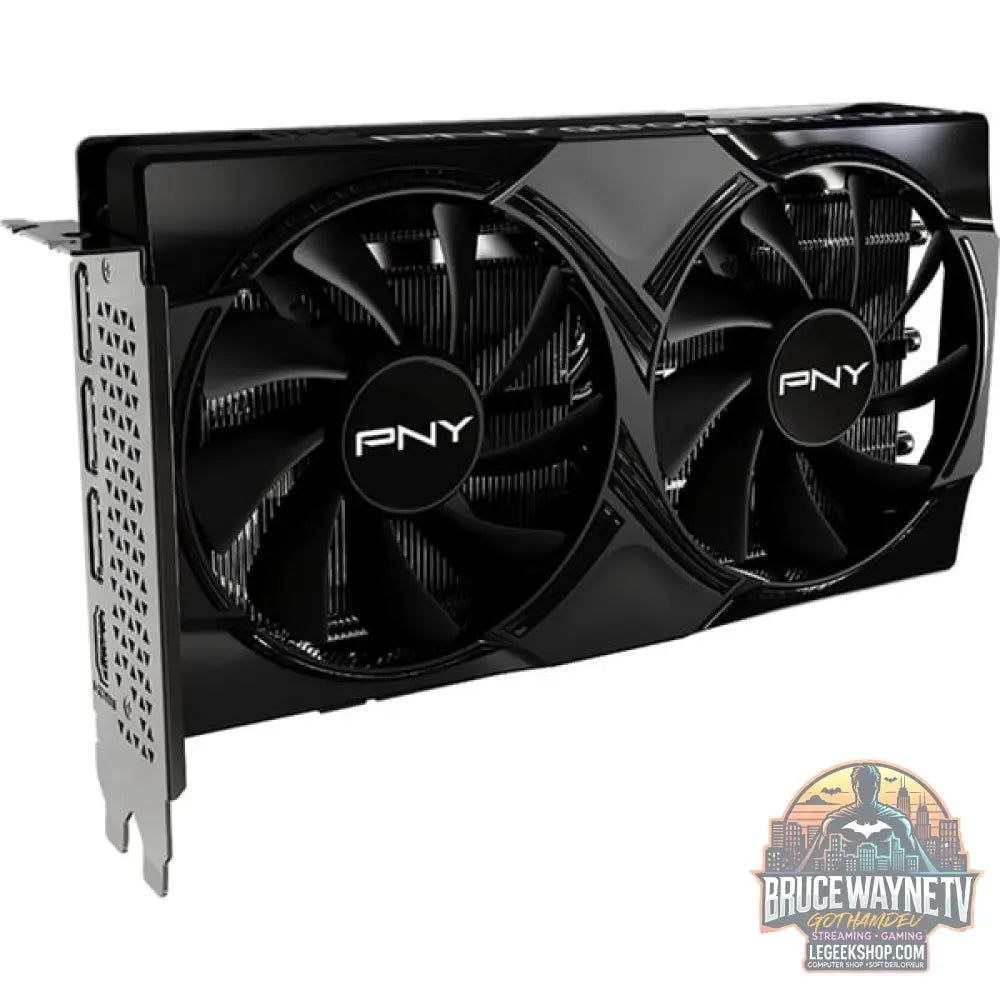 PNY GeForce RTX 5050 Dual Fan, carte graphique DLSS 4, 3x DisplayPort, 1x HDMI 2.1 - PNY - vue 6