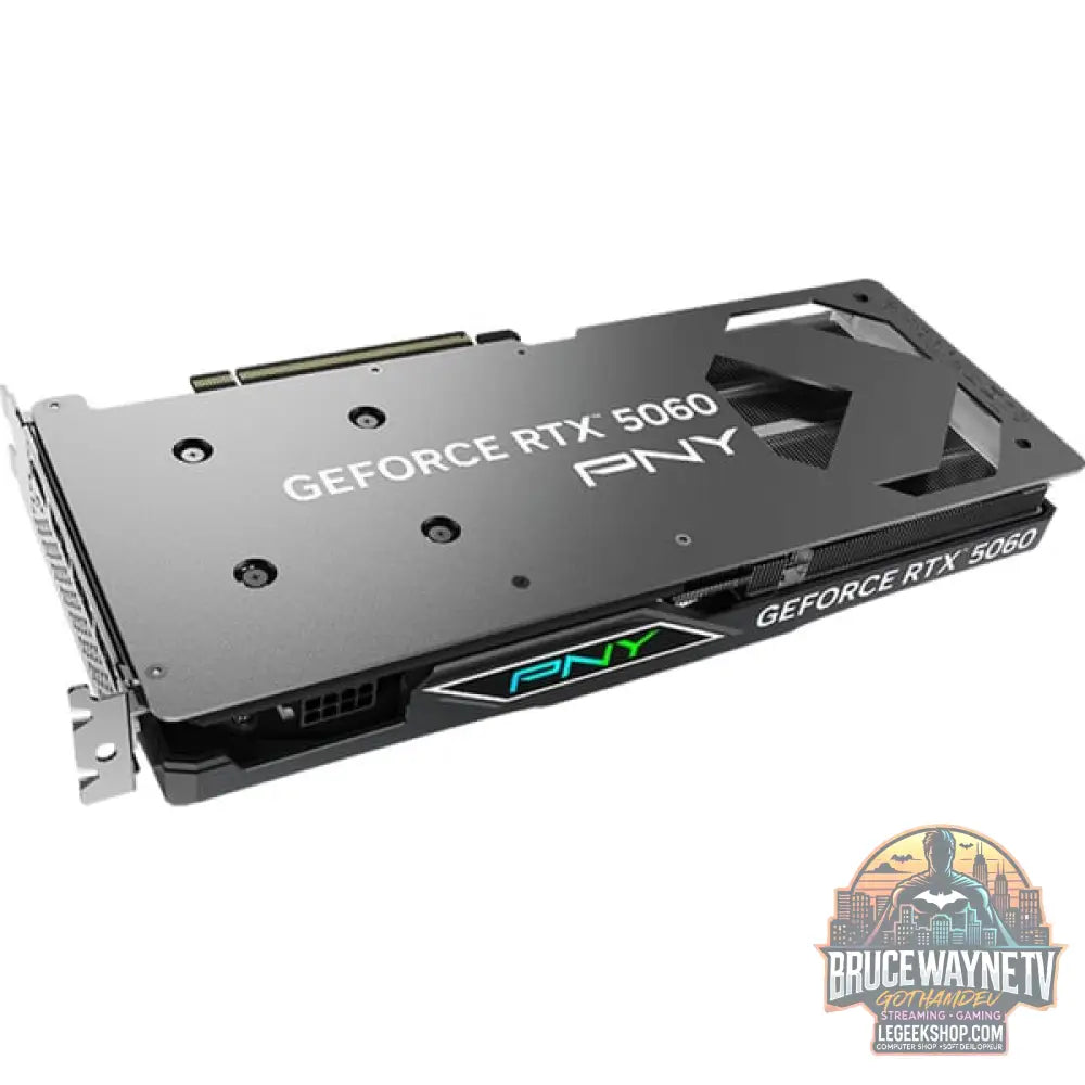 PNY GeForce RTX 5060 ARGB Triple Fan OC, carte graphique DLSS 4, 3x DisplayPort, 1x HDMI 2.1 - PNY - vue 5
