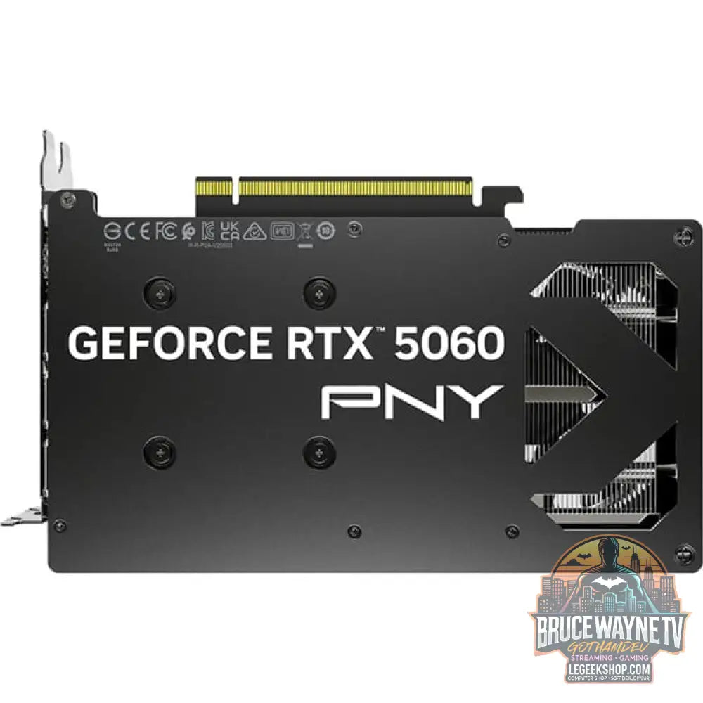 PNY GeForce RTX 5060 Dual Fan OC, carte graphique DLSS 4, 3x DisplayPort, 1x HDMI 2.1 - PNY - vue 6