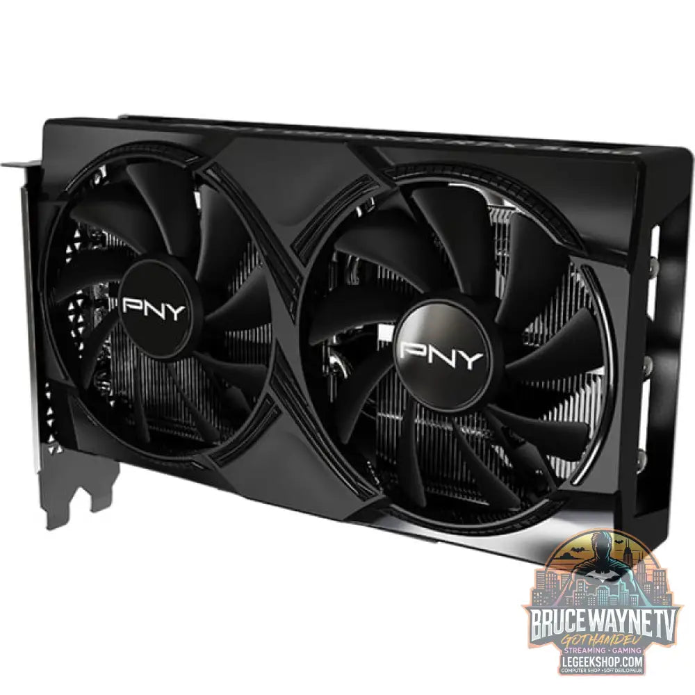 PNY GeForce RTX 5060 Dual Fan OC, carte graphique DLSS 4, 3x DisplayPort, 1x HDMI 2.1 - PNY - vue 4