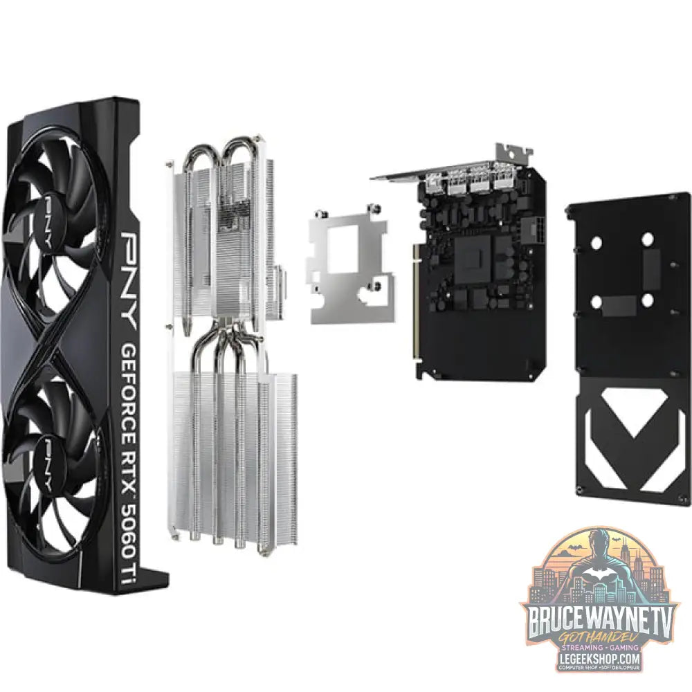PNY GeForce RTX 5060 Ti 8GB, carte graphique DLSS 4, 3x DisplayPort, 1x HDMI 2.1 - PNY - vue 9