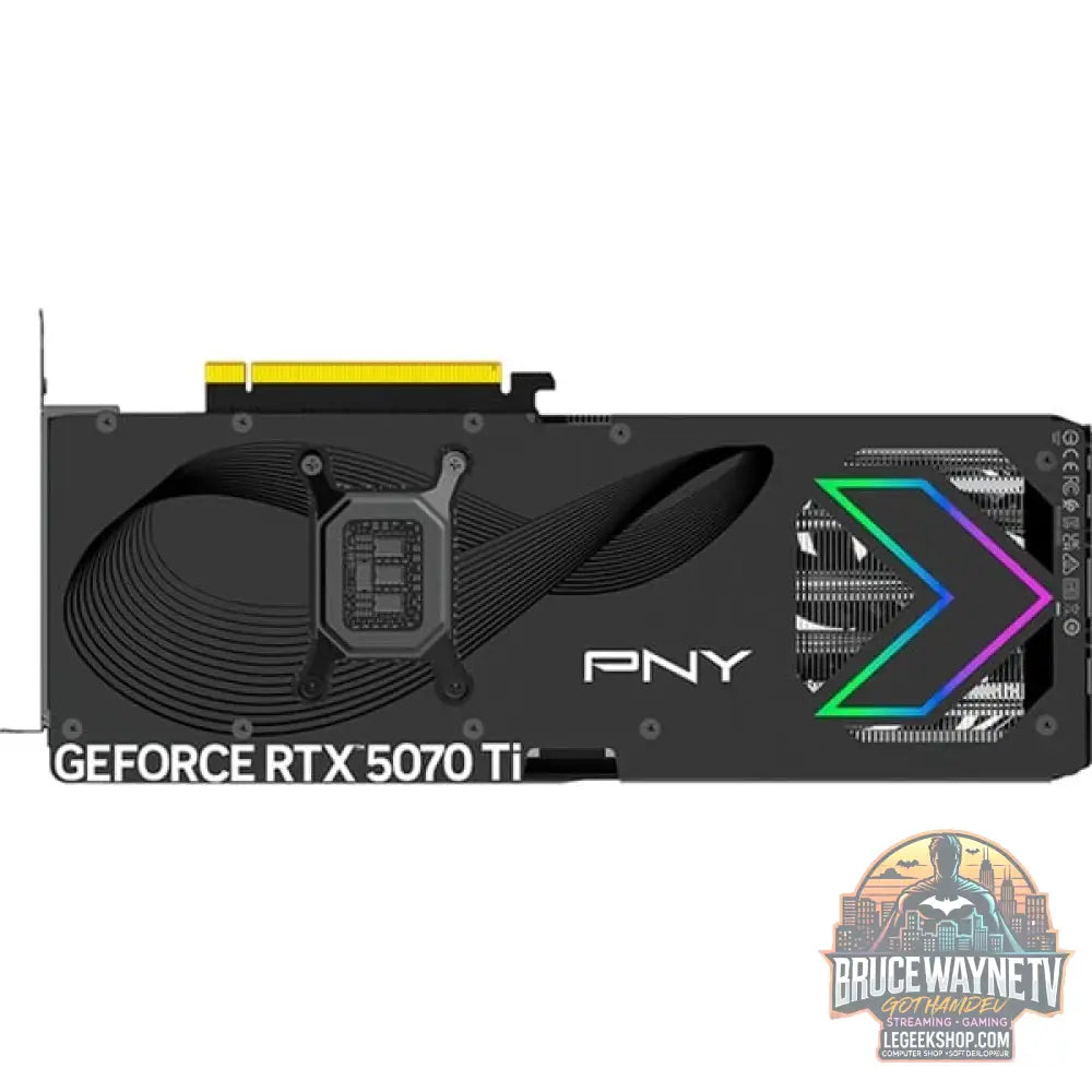 PNY GeForce RTX 5070 Ti ARGB OC, carte graphique DLSS 4, 3x DisplayPort, 1x HDMI 2.1 - PNY - vue 7