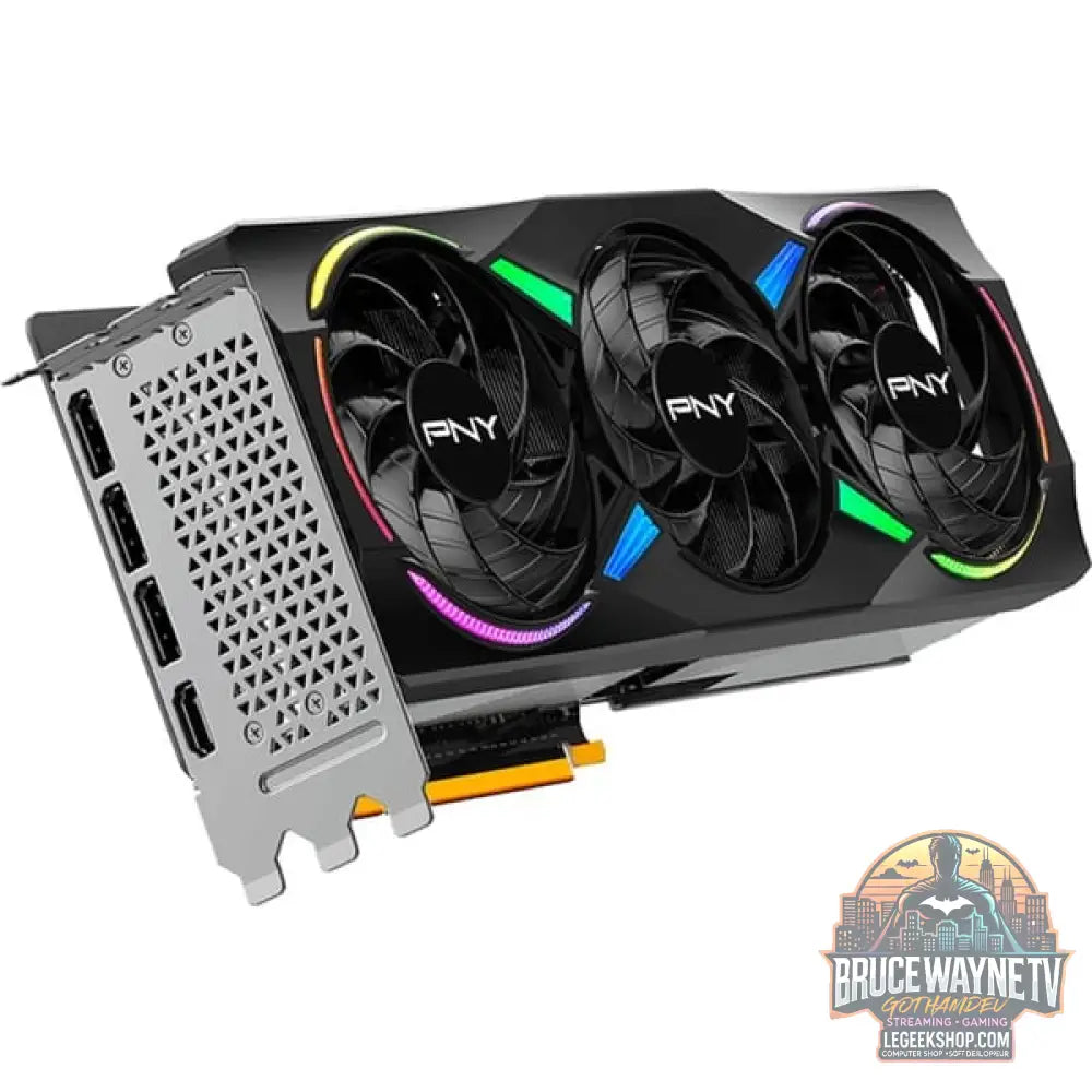 PNY GeForce RTX 5070 Ti ARGB OC, carte graphique DLSS 4, 3x DisplayPort, 1x HDMI 2.1 - PNY - vue 3