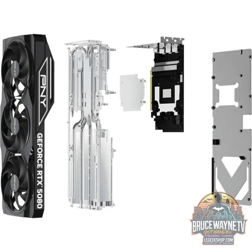 PNY GeForce RTX 5080, carte graphique DLSS 4, 3x DisplayPort, 1x HDMI 2.1 - PNY - vue 10