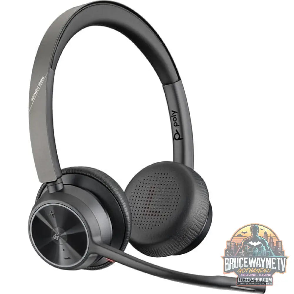 Poly Voyager 4320 UC, Headset noir, USB-A - Poly - vue 2