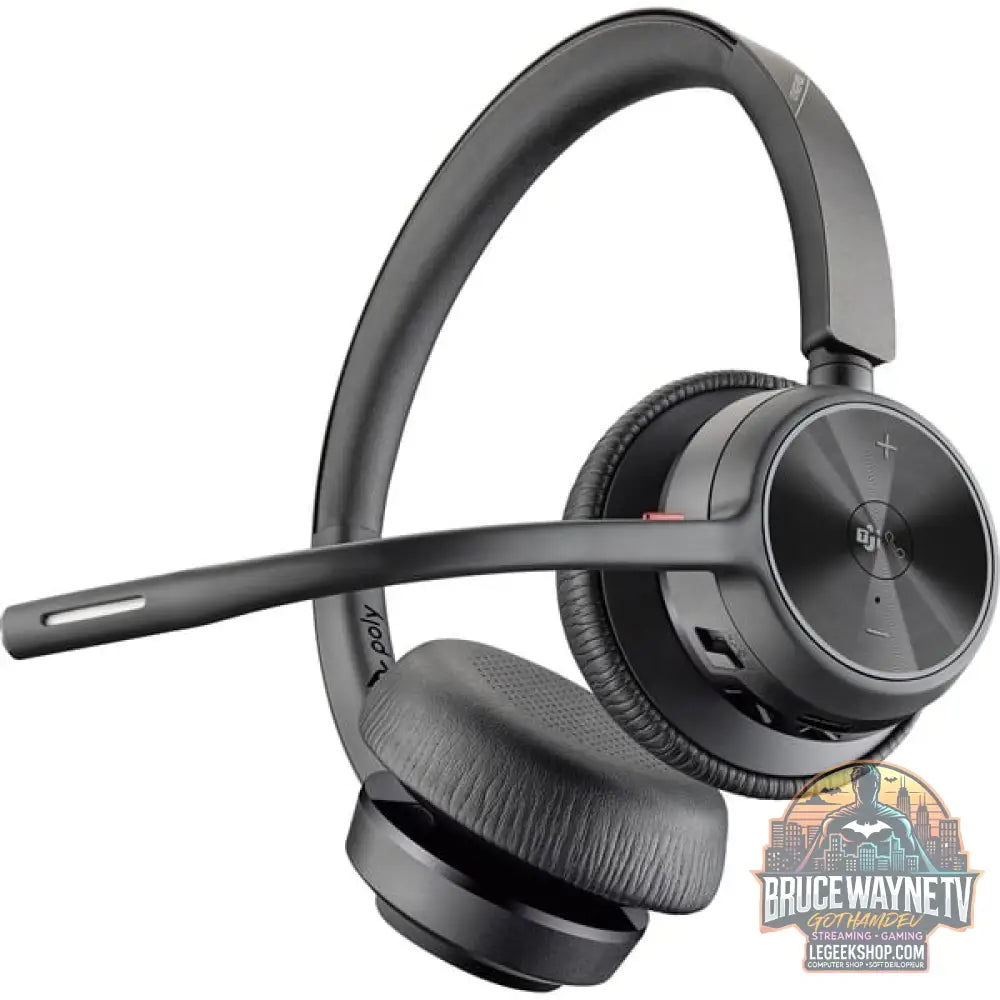 Poly Voyager 4320 UC, Headset noir, USB-A - Poly - vue 4