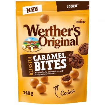 Caramel Bites Cookie Werther's Original 140 Gr x 16