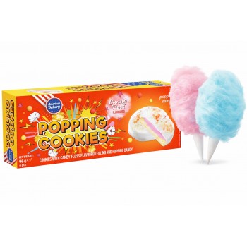Popping Cookies Barbe à Papa 96 Gr x 18