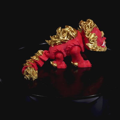 Foo Lion STL #2467 - Modèle 3D pour Impression FDM.