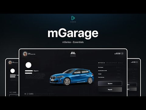 🔧 Codem Garage Script — script garage, vue 2, LeGeekShop