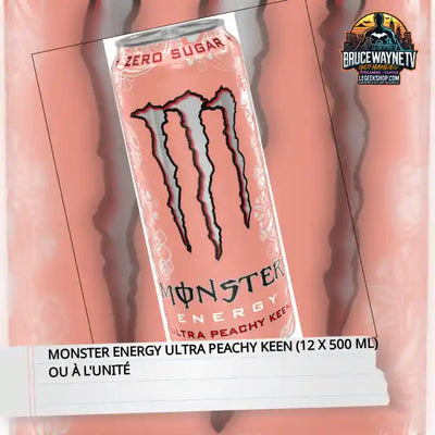 Monster Energy Ultra Peachy Keen (12 x 500 ml) ou &agrave; l'unit&eacute; by@Outfy