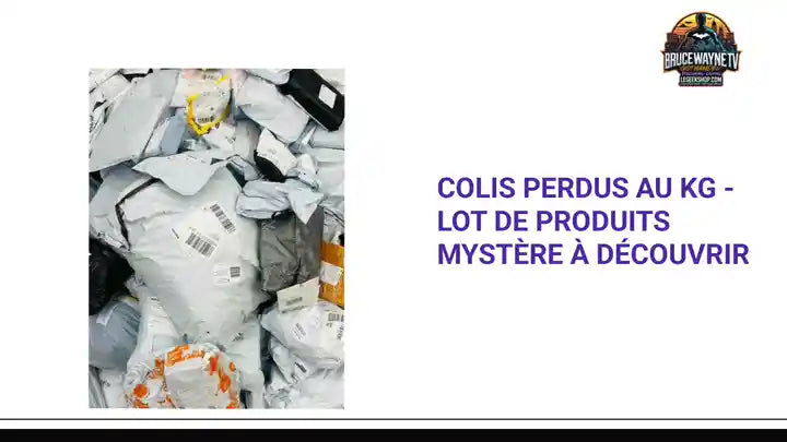 Colis Perdus au Kg - Lot de Produits Myst&egrave;re &agrave; D&eacute;couvrir by@Outfy