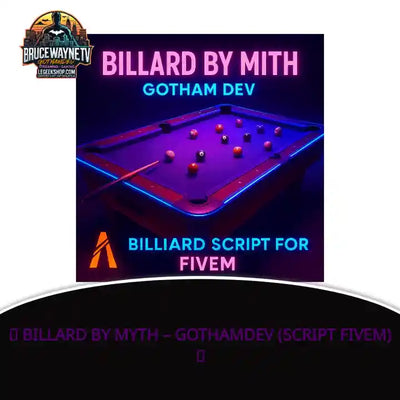 🎱 BILLARD By Myth — détail script billard, vue 6, LeGeekShop