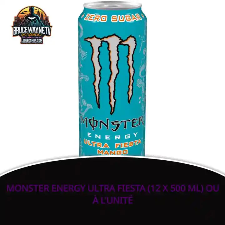 Monster Energy Ultra Fiesta (12 x 500 ml) ou &agrave; l'unit&eacute; by@Outfy