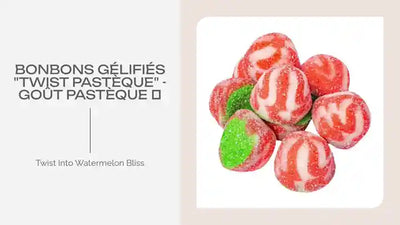 Bonbons G&eacute;lifi&eacute;s "Twist Past&egrave;que" - Go&ucirc;t Past&egrave;que 🍉 by@Outfy