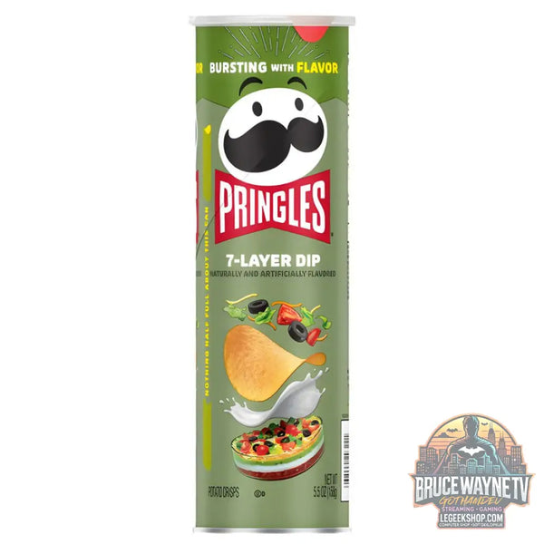 Pringles Dip 7 couches chips saveur sauce mexicaine de 158g (Paquet de 14) - Snacks & boissons importés