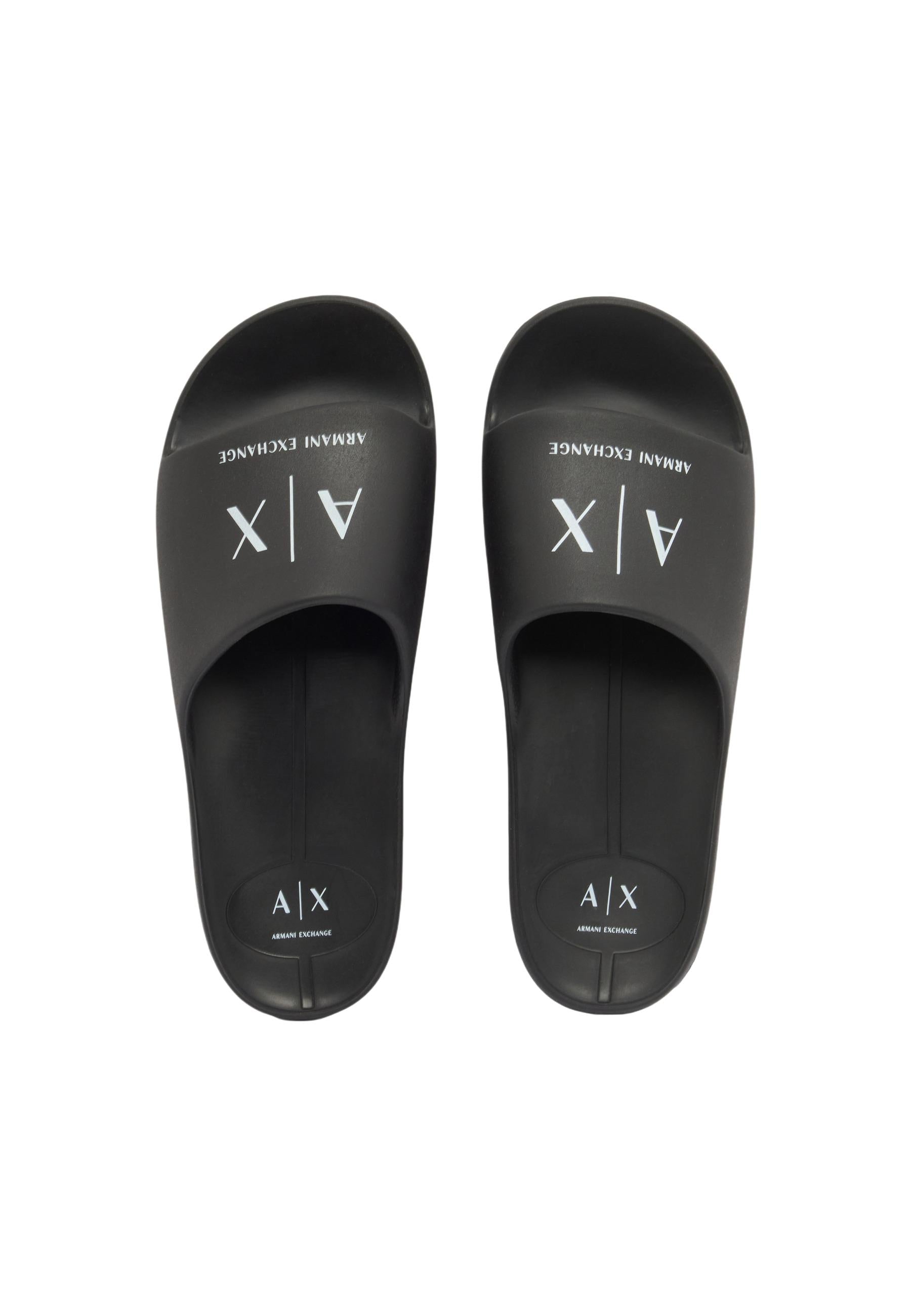 Armani Exchange Chaussures homme Mules — black