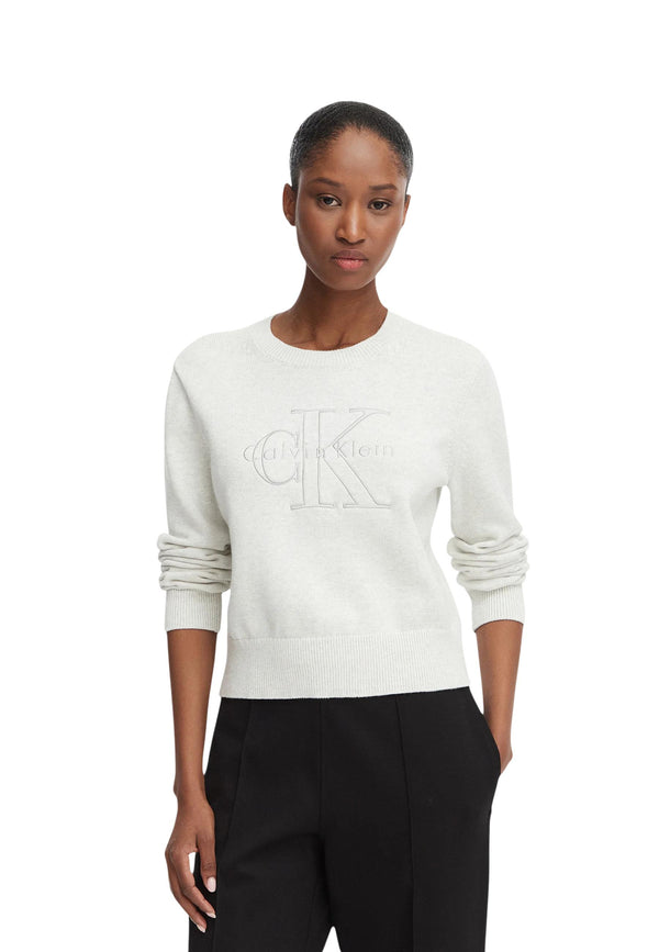 Calvin Klein Jeans Pull femme — white