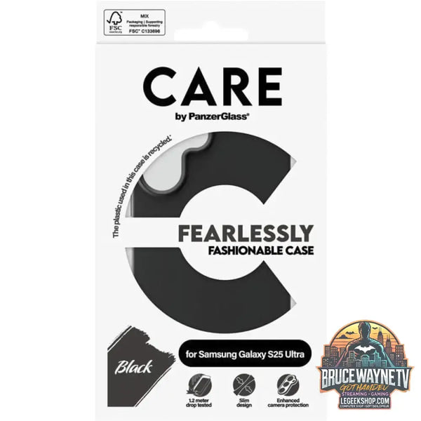 PanzerGlass Fearlessly Fashionable Case, Handyhülle schwarz, Samsung Galaxy S25 Ultra - PanzerGlass