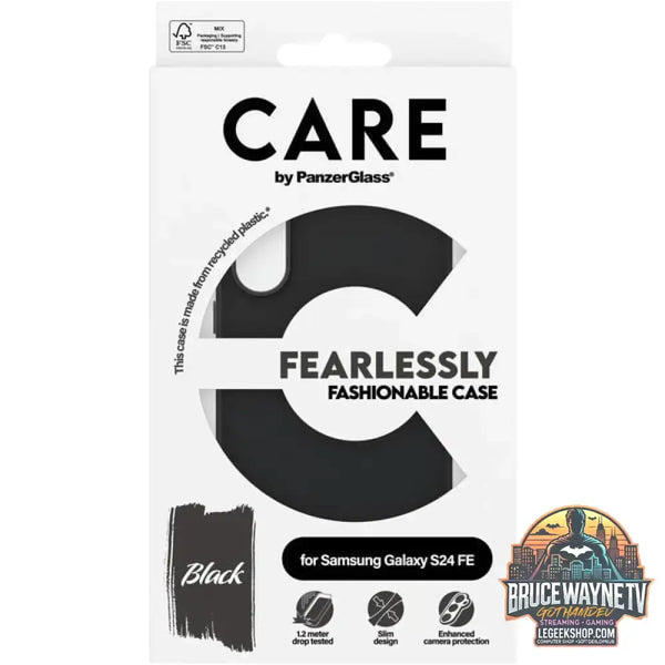 PanzerGlass Fearlessly Fashionable Case, Handyhülle schwarz, Samsung Galaxy S24 FE 5G - PanzerGlass