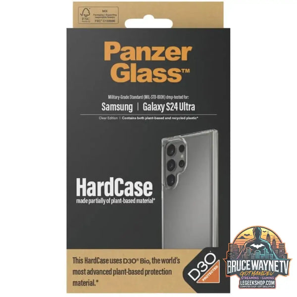 PanzerGlass HardCase mit D30, Handyhülle transparent, Samsung Galaxy S24 Ultra - PanzerGlass
