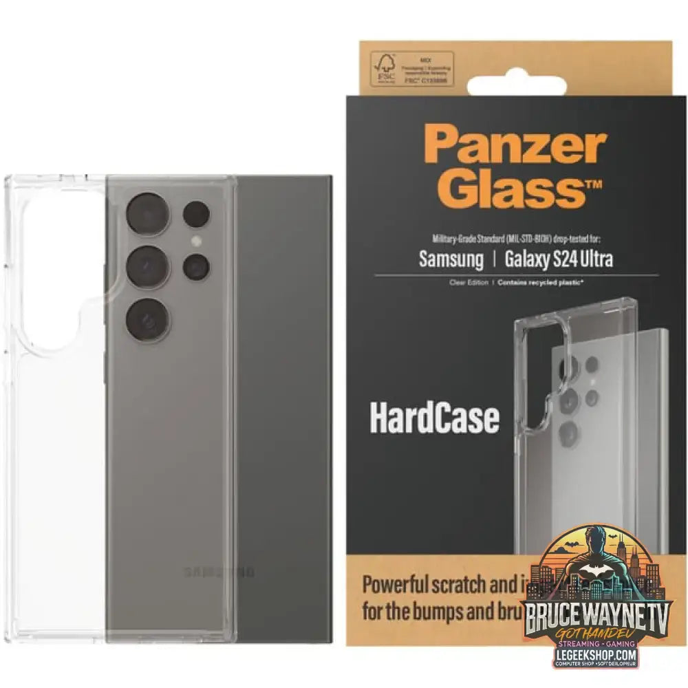 PanzerGlass HardCase, Handyhülle transparent, Samsung Galaxy S24 Ultra - PanzerGlass - vue 4