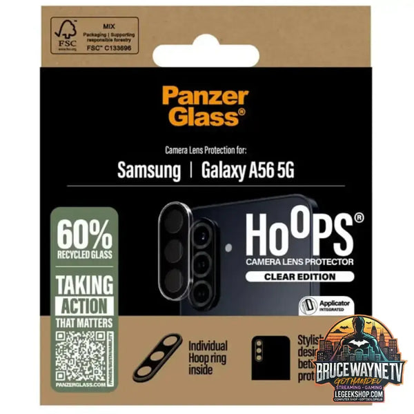 PanzerGlass Hoops Kameraschutz, Schutzfolie transparent, Samsung Galaxy A56 5G - PanzerGlass