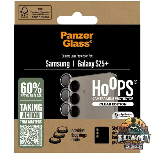 PanzerGlass Hoops Kameraschutz, Schutzfolie transparent, Samsung Galaxy S25+ - PanzerGlass
