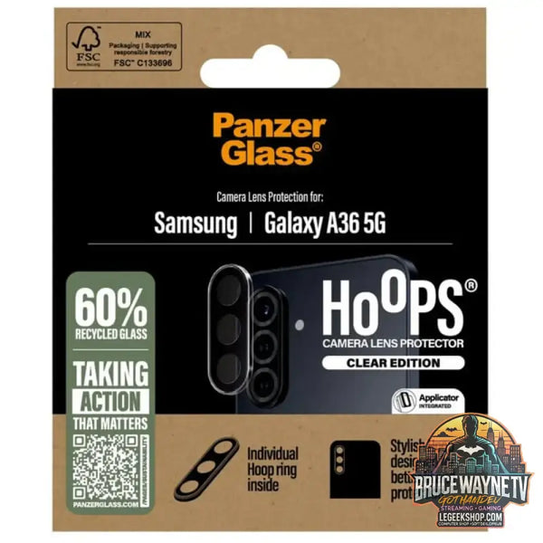 PanzerGlass Hoops Kameraschutz, Schutzfolie transparent, Samsung Galaxy A36 5G - PanzerGlass