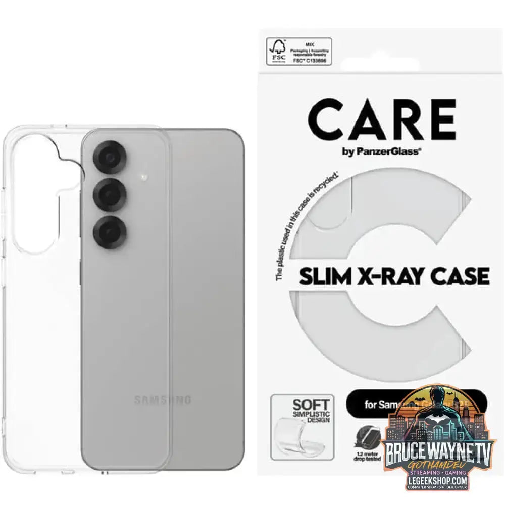 PanzerGlass Slim X-Ray Case, Handyhülle transparent, Samsung Galaxy S25 - PanzerGlass - vue 4