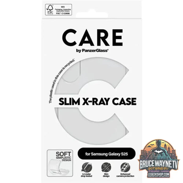 PanzerGlass Slim X-Ray Case, Handyhülle transparent, Samsung Galaxy S25 - PanzerGlass