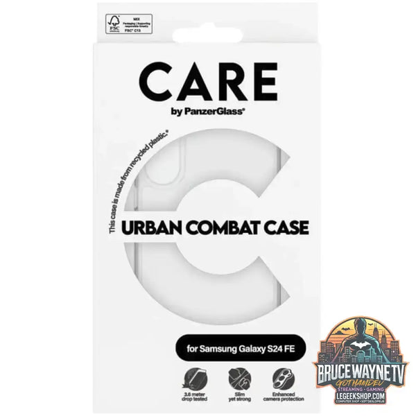 PanzerGlass Urban Combat Case, Handyhülle transparent, Samsung Galaxy S24 FE - PanzerGlass